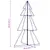 Produktbild 8 för Ljuskon för julgran 160 LED inne/ute 78x120 cm
