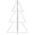 Produktbild 6 för Ljuskon för julgran 200 LED inne/ute 98x150 cm