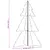 Produktbild 8 för Ljuskon för julgran 200 LED inne/ute 98x150 cm
