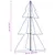 Produktbild 8 för Julgranskon 200 LED inne/ute 98x150 cm