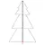 Produktbild 6 för Julgranskon 200 LED inne/ute 98x150 cm