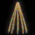 Produktbild 4 för Ljusnät för julgran 250 LED flerfärgad 250 cm
