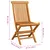 Produktbild 11 för Trädgårdsstolar med beige dynor 8 st massiv teak