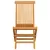 Produktbild 4 för Trädgårdsstolar med beige dynor 8 st massiv teak