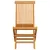 Produktbild 4 för Trädgårdsstolar med beige dynor 8 st massiv teak