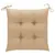 Produktbild 8 för Trädgårdsstolar med beige dynor 8 st massiv teak