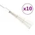 Produktbild 2 för Utomhusbelysning fyrverkerier 10 st kallvit 20cm 140 lysdioder