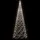 Julgran med metallstång 1400 LED kallvit 5 m
