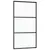 Produktbild 3 för Skjutdörr ESG-glas och aluminium 102x205 cm svart