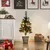 Produktbild 2 för Konstgjorda julgranar med LED 2 st 76 cm PVC