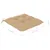 Produktbild 12 för Trädgårdsstolar med beige dynor 4 st massiv teak