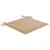 Produktbild 6 för Trädgårdsstolar 6 st med beige dynor massiv teak