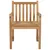 Produktbild 5 för Trädgårdsstolar 6 st med beige dynor massiv teak