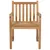 Produktbild 3 för Trädgårdsstolar 8 st med beige dynor massiv teak