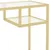 Produktbild 6 för Datorbord genomskinlig 100x36x74 cm härdat glas