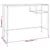 Produktbild 7 för Datorbord genomskinlig 100x36x74 cm härdat glas