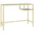 Produktbild 2 för Datorbord svart marmor 100x36x74 cm härdat glas