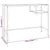 Produktbild 7 för Datorbord svart marmor 100x36x74 cm härdat glas
