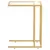 Produktbild 4 för Sidobord till datorbord genomskinligt 50x35x65 cm härdat glas