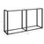 Produktbild 6 för Konsolbord transparent 140x35x75,5 cm härdat glas