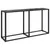 Produktbild 2 för Konsolbord svart 140x35x75,5 cm härdat glas