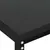 Produktbild 5 för Konsolbord svart 140x35x75,5 cm härdat glas
