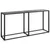 Produktbild 2 för Konsolbord svart 160x35x75,5 cm härdat glas