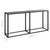 Produktbild 6 för Konsolbord svart 160x35x75,5 cm härdat glas