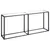 Produktbild 2 för Konsolbord transparent 180x35x75,5 cm härdat glas