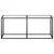 Produktbild 3 för Konsolbord transparent 180x35x75,5 cm härdat glas