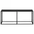 Produktbild 3 för Konsolbord svart 180x35x75,5 cm härdat glas