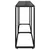Produktbild 4 för Konsolbord svart 180x35x75,5 cm härdat glas
