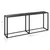Produktbild 6 för Konsolbord svart 180x35x75,5 cm härdat glas