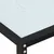 Produktbild 6 för Konsolbord vit marmor 180x35x75,5 cm härdat glas