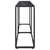Produktbild 4 för Konsolbord svart marmor 180x35x75,5 cm härdat glas
