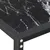 Produktbild 6 för Konsolbord svart marmor 180x35x75,5 cm härdat glas