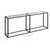 Produktbild 6 för Konsolbord transparent 200x35x75,5 cm härdat glas