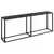 Produktbild 2 för Konsolbord svart 200x35x75,5 cm härdat glas