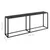 Produktbild 6 för Konsolbord svart 200x35x75,5 cm härdat glas