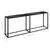 Produktbild 7 för Konsolbord svart marmor 200x35x75,5 cm härdat glas