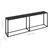 Produktbild 6 för Konsolbord svart 220x35x75,5 cm härdat glas