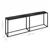 Produktbild 7 för Konsolbord svart marmor 220x35x75,5 cm härdat glas