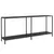 Produktbild 2 för Konsolbord svart 180x35x75,5 cm härdat glas