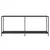 Produktbild 3 för Konsolbord svart 180x35x75,5 cm härdat glas