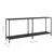 Produktbild 7 för Konsolbord svart 180x35x75,5 cm härdat glas