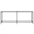 Produktbild 3 för Konsolbord transparent 200x35x75,5 cm härdat glas