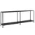 Produktbild 2 för Konsolbord svart 200x35x75,5 cm härdat glas