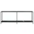 Produktbild 3 för Konsolbord svart 200x35x75,5 cm härdat glas