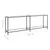 Produktbild 7 för Konsolbord transparent 220x35x75,5 cm härdat glas