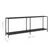 Produktbild 7 för Konsolbord svart 220x35x75,5 cm härdat glas